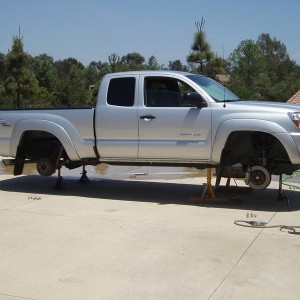 getting ready to paint the wheels