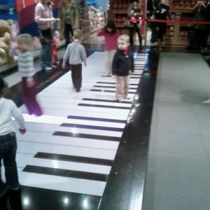 The 'Big' piano at FAO Schwartz. Pretty cool!