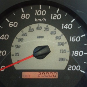 My odo thats km