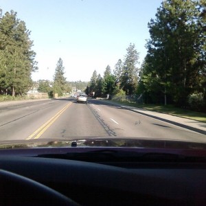 heading to work