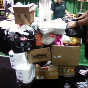 all this free food and beer from long beach convention center.