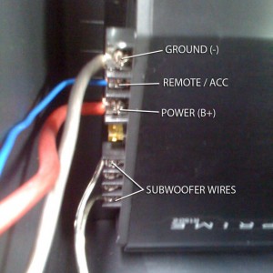 Novice Subwoofer Amplifer Installation Guide