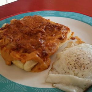 Chorizo gravy... I went a little crazy tonight but i regret nothing