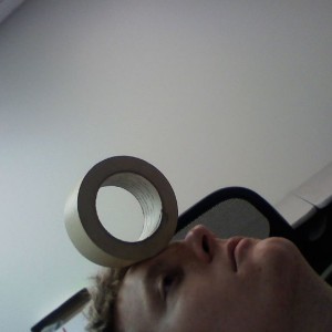 saving the world...balancing one roll of tape ata time
