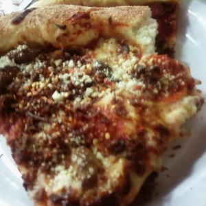 Parmesan and peppers and we're good to go!!