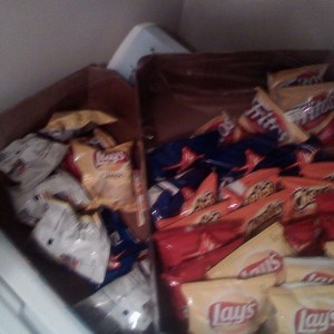 some chips to snack on..