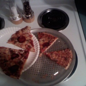 only a couple pieces left...im gonna eat and watch tv later guys...and gals