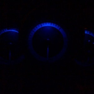 Mazdas cool thing...electroluminescent gauges.