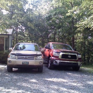 neighbor's driveway