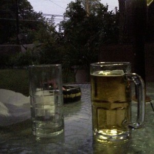 Chillin after mowing