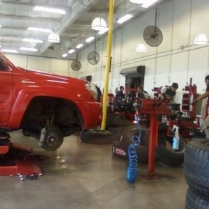 At discount tire getting my 265/75/16 bfg all terrains!!!!!