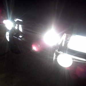 It's pretty bight at night