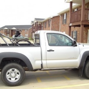 2007 Reg cab 4x4 silver