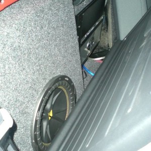 2 10"s behind rear seats