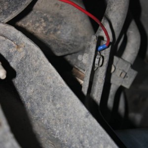 CB antenna ground wire.