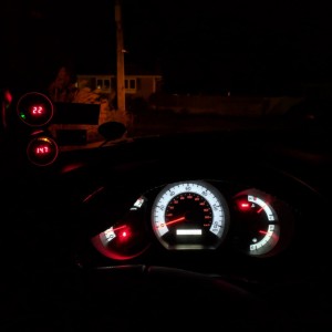 AEM Gauges- Nighttime