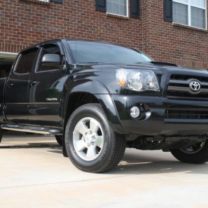 Truck with step bars