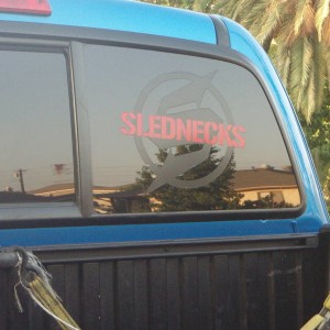 Debadge and painted black