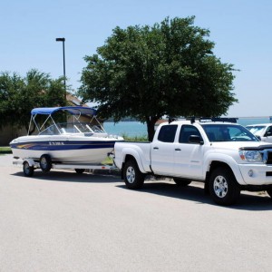 Pulling a boat
