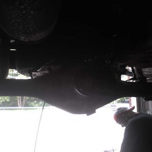 destroyed axle
