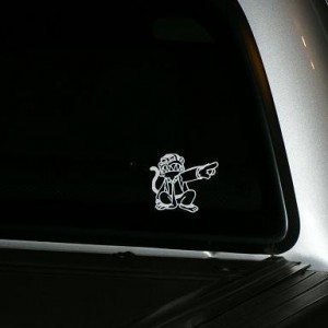 Evil Monkey Sticker