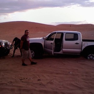 My_truck_a_little_stuck_My_Fault_