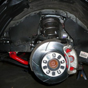 Front brakes and suspension