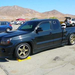 Track Day pit area