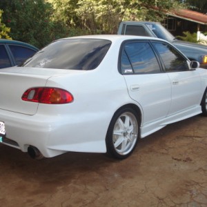 My custom turbocharged99 corolla