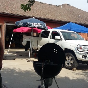 Almost done, food and beer break.