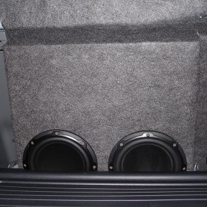 Twin 8" JL Audio Subs
