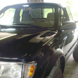 right after putting my lift on, in the shop