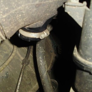 Intake silencer removal