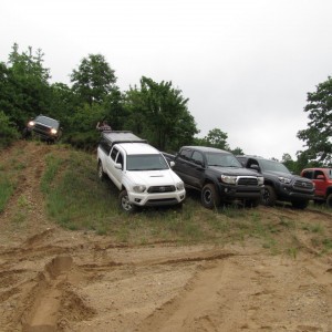 Getting lined up