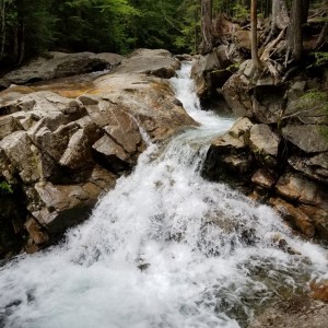 Falls on the Basin, NH. TW waterfall tour