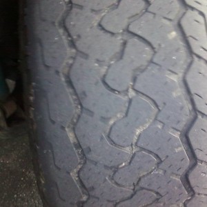 drivers side tire