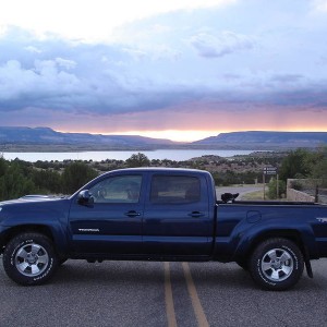 sunset  at Abiquiu