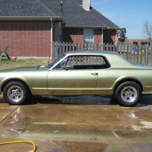 my clean 67 cougar she can be dirty some time's
