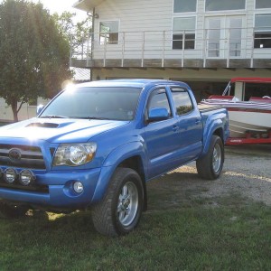 Tacoma pulling Eliminator Eagle