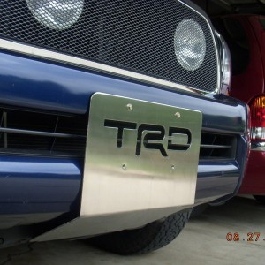 Custom Front TRD Plate