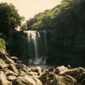 Waterfall on Che-ju Do