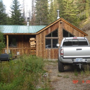 Out at our cabin in Colorado