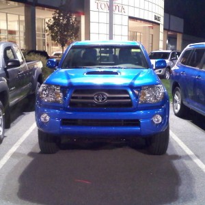 2010 taco at the dealership