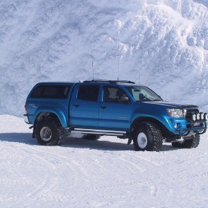 Nice day at a glacier.