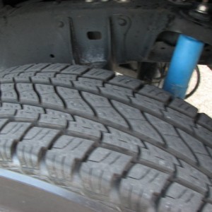 DS rear tire/suspension