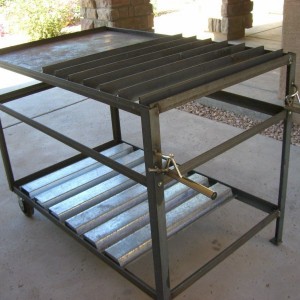 Custom made welding and cutting table