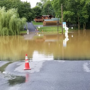 Hershey Park Campground flood 2018