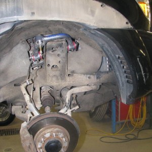 Front End apart with TC UCA installed (plastic uncut)