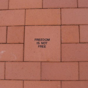 Freedom isn't free