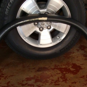 Original fender flare.... damaged